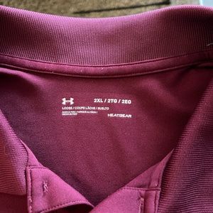 Under Armor Polo- Maroon